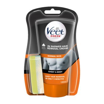 Veet Men In Shower Hair Removal Cream Normal