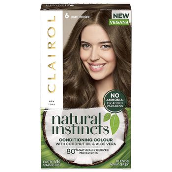 Clairol Natural Instincts Hair Dye 6 Light Brown