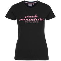 peak mountain camiseta t-shirt manches courtes femme acosmo para mujer