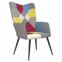 silla de relax de tela patchwork
