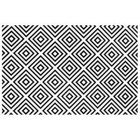 cuadro lienzo impresion digital - cuadrados hipnoticos - decoracion pared - 40x60cm