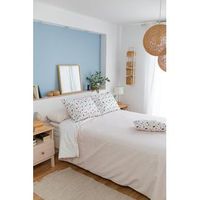 funda nordica rain beige rosado -  cama135 220x270