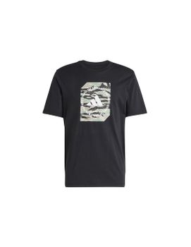 Camiseta adidas Camo Box Hombre Negro