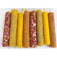 kit especial velas de miel hechas a mano con cera certificada de abeja ya-decoregalos