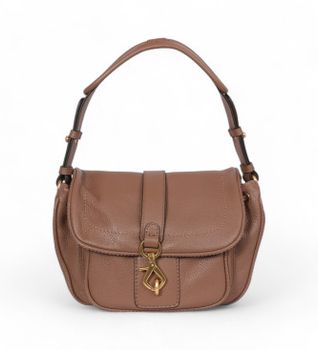 ABRO para mujer. 031443-46 Bolso Star Saddle marrón (OSFA), Casual, Piel