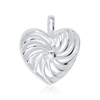 relicario corazon plata 925