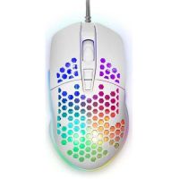 raton yenkee yms 3030we usb cable 6400 dpi rgb 7 botones ligero 75 g