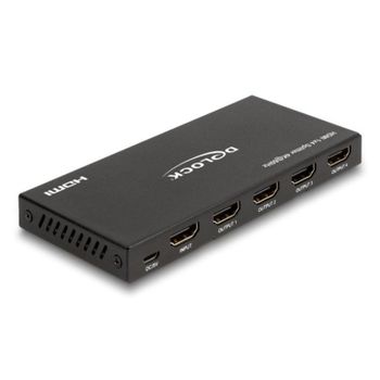 Divisor HDMI Delock 1 a 4 Pantallas 4K 60 Hz con Escalador