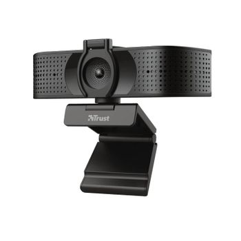 Webcam Trust Teza 4K UHD Autofocus Micrófono Dual Trípode