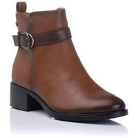 vd botines botin con hebilla para mujer