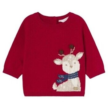 Mayoral Camiseta manga larga 2306 Jersey motivo jacquard recién nacido Rojo para niño
