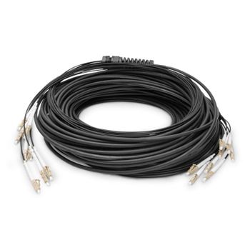 Cable de fibra óptica breakout Digitus OM4 8 fibras LC/UPC 75 m