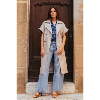 Le Temps des Cerises Abrigo Chaqueta sin mangas PIERO para mujer
