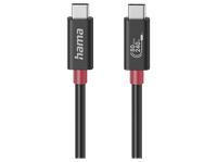 cable usb-c - hama 00200799 e-marker a usb-c 1m 240 w negro