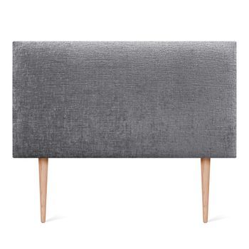 Dhome Cabecero De Lana Natural 95x115cm Con Patas Camas 90 - Gris
