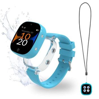 Robin K2 Reloj GPS para Niños con Llamadas y SIM Preactivada, Sin Redes Sociales Ni Juegos, Azul