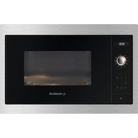 de dietrich dme7121x built-in compact solo microwave - black  silver black