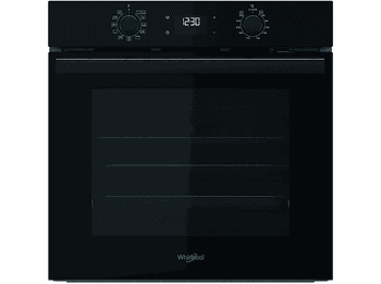 Horno - Whirlpool OMR58HU1B, Multifunción, Hidrolítica, 71 l, 59.5 cm, Guías telescópicas, Smart Clean, Negro
