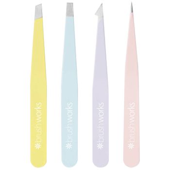 brushworks HD Combination Tweezer Set - Mixed