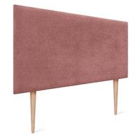 dhome cabecero rojo 105cm acabado toalla soft tapizado liso con patas 4cm grosor 125 alto tejido suave para pared acusticos cabeceros absorbentes 105cm 4cm - 125 al - rojo