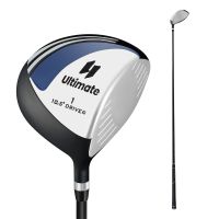 costway palo de golf driver 460cc para diestros con varilla grafito agarre goma funda 105 ligero para principiantes
