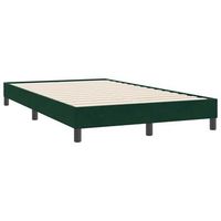 estructura cama sin colchon terciopelo verde oscuro 120x220 cm vidaxl