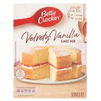 betty crocker velvety vanilla cake mix