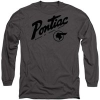 pontiac camiseta manga larga division para hombre