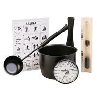 kit sauna completo negro 4l 15min 135mm eliga
