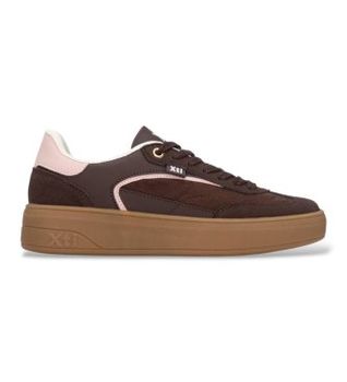 Xti para mujer. 14627801-MARRON Zapatillas 146278 marrón (39), Plano, Cordones, Casual
