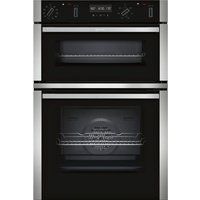 neff u2acm7hn0b electric double oven - stainless steel stainless steel