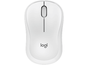 Ratón inalámbrico - Logitech M240 Silent, Inalámbrico, Bluetooth, 4000 ppp, Ambidiestro, Windows/Mac, 18 meses de batería, Blanco