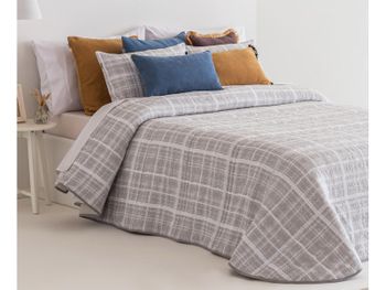 Edredón jacquard sandeco segura + cojines