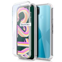 cool funda silicona 3d transparente para realme c21yc25y