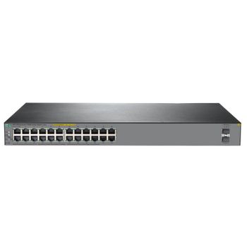 HPE OfficeConnect 1920S Switch Gestionable 24 Puertos Gigabit 2x SPF PoE+ 370W