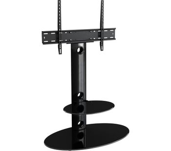 AVF Reflections FSL800LUB Lugano TV Stand with Bracket - Black, Black
