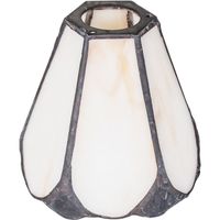 tulipa tiffany de cristal blanco d75xalt75cm para g9