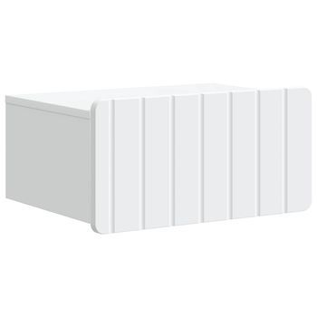 Mesita De Noche De Pared - Mueble Para Dormitorio - Madera De Ingeniería (49x34.5x24cm)