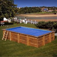 manta solar termica azul protectora gre madera natural - 345x170 gre lemon