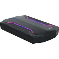 tooq tqe-2599rgb carcasa externa gaming para discos ssdhdd 25 usb 31 led
