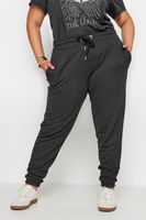 yours joggers gris oscuro  mujer curvy y tallas grandes yours