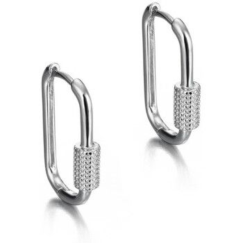 Jorge Revilla Pendientes Pendientes geométricos Roll en plata de ley 925 para mujer