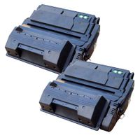 compatible multipack hp laserjet 4300tn printer toner cartridges 2 pack -q1339x