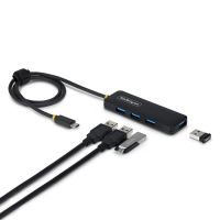 hub startech 4 puertos 5 gbps usb-c a usb-a modelo pcr cable 61 cm
