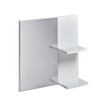 Espejo De Pared Con Estante Para Baño Blanco Pelotas