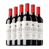 vetus vino tinto flor toro joven 75 cl 145 vol pack de 6 unidades