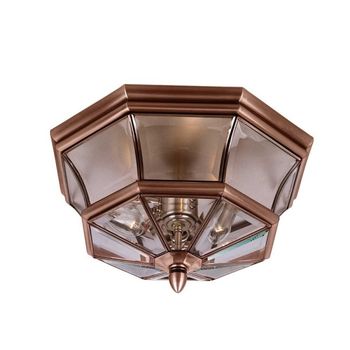 Plafón de exterior newbury (3 luces)