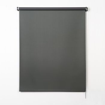 10xdiez Enrollable Tejido Opaco Gris Oscuro - (80x250 Cm - Gris)