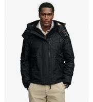 superdry para hombre m5012421a chaqueta hooded arctic negro xl casual poliester reciclado