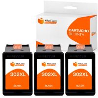 pccom essential hp 302xl cartucho tinta compatible negro pack 3